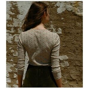 SOLD Doen Floral Long Sleeve Tee